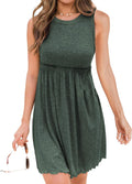 Elegant Sleeveless Summer Dress for Women by BTFBM for Beach Wear