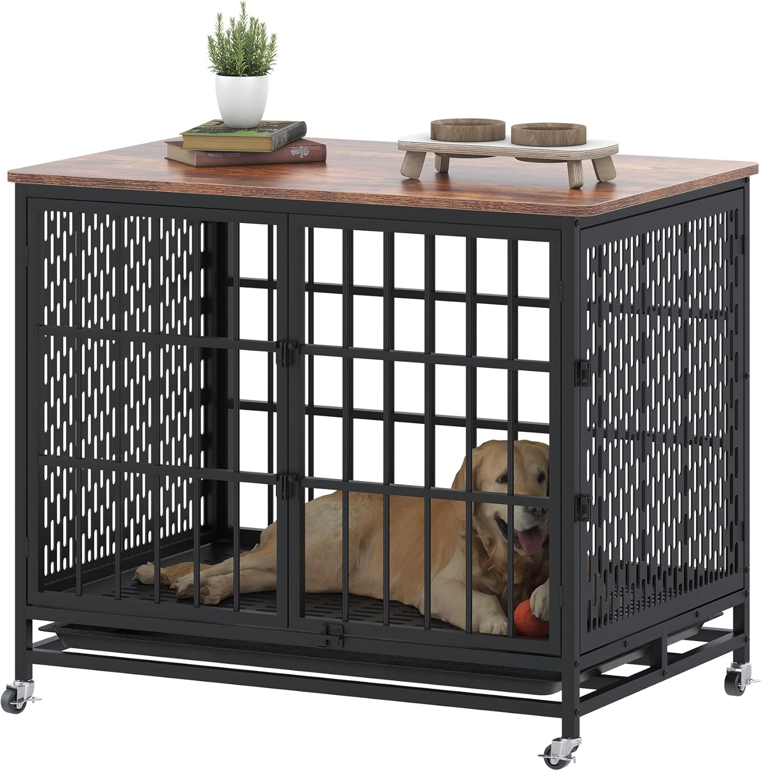 42 inch Extra Large Dog Crate Furniture for Medium and Large Dogs