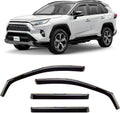 In-Channel Rain Guards for Toyota RAV4 2019-2025 - Durable