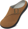 Womens Wide Clogs Adjustable Diabetic Mules - Comfortable Support
