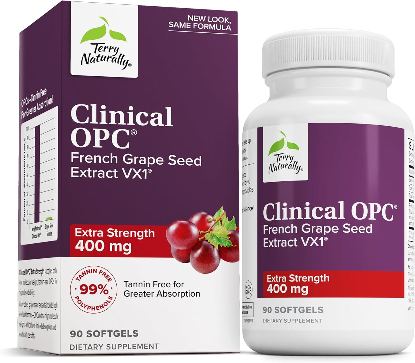 Terry Naturally Clinical OPC Extra Strength for Heart & Brain Health