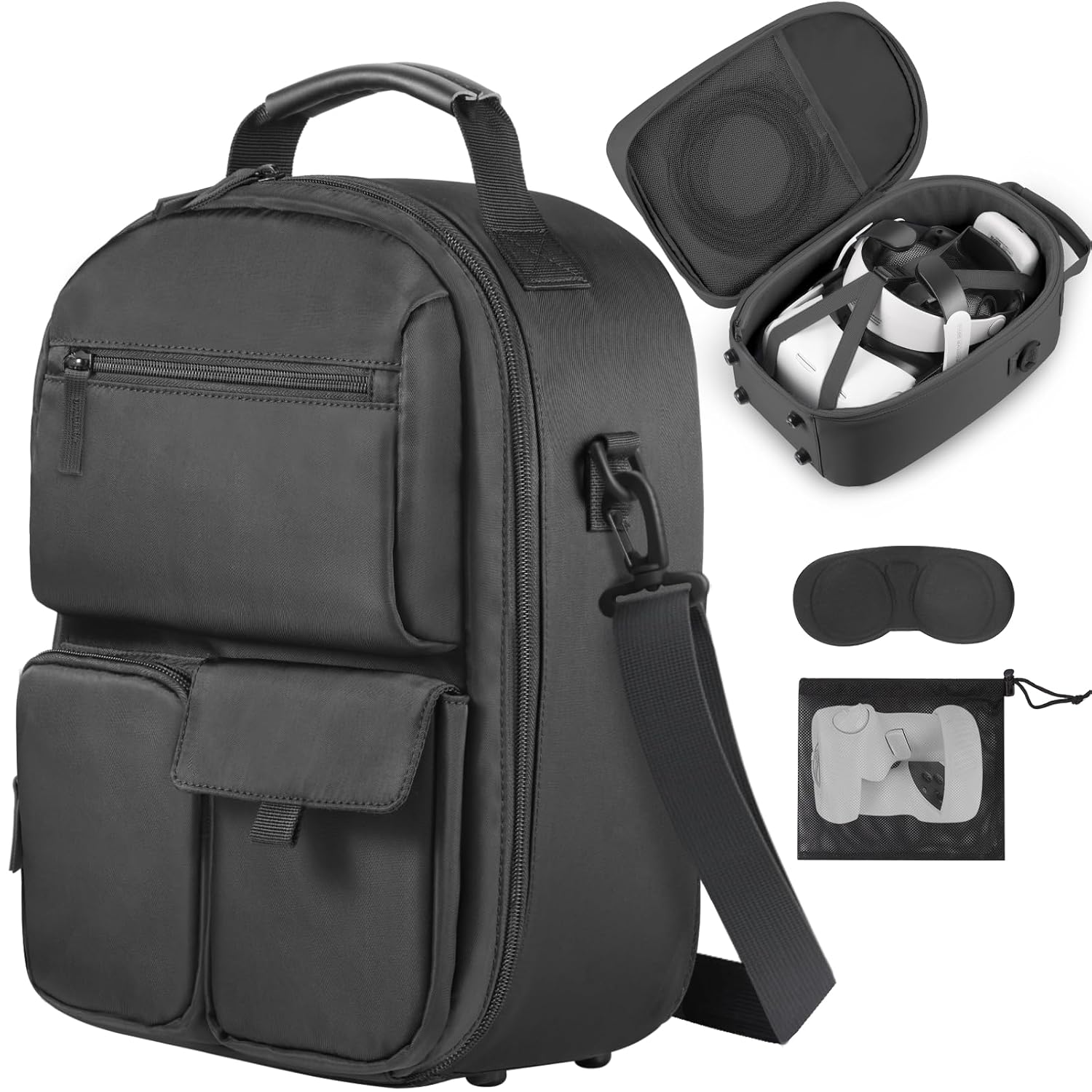 Custom Carrying Case for Meta Quest 3 and Oculus Quest 2 Headsets