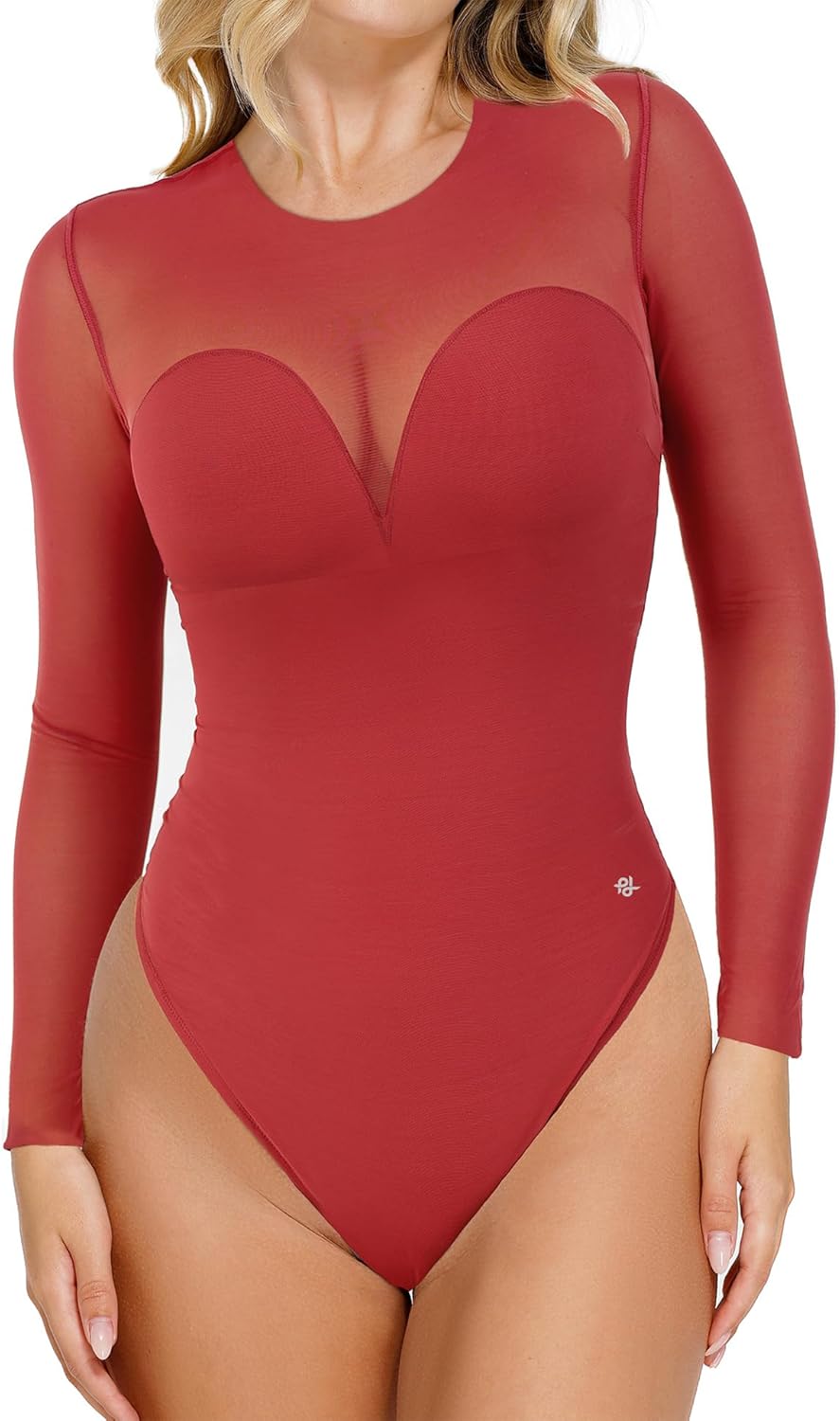 Popilush Long Sleeve Body Suits for Women with Tummy Control