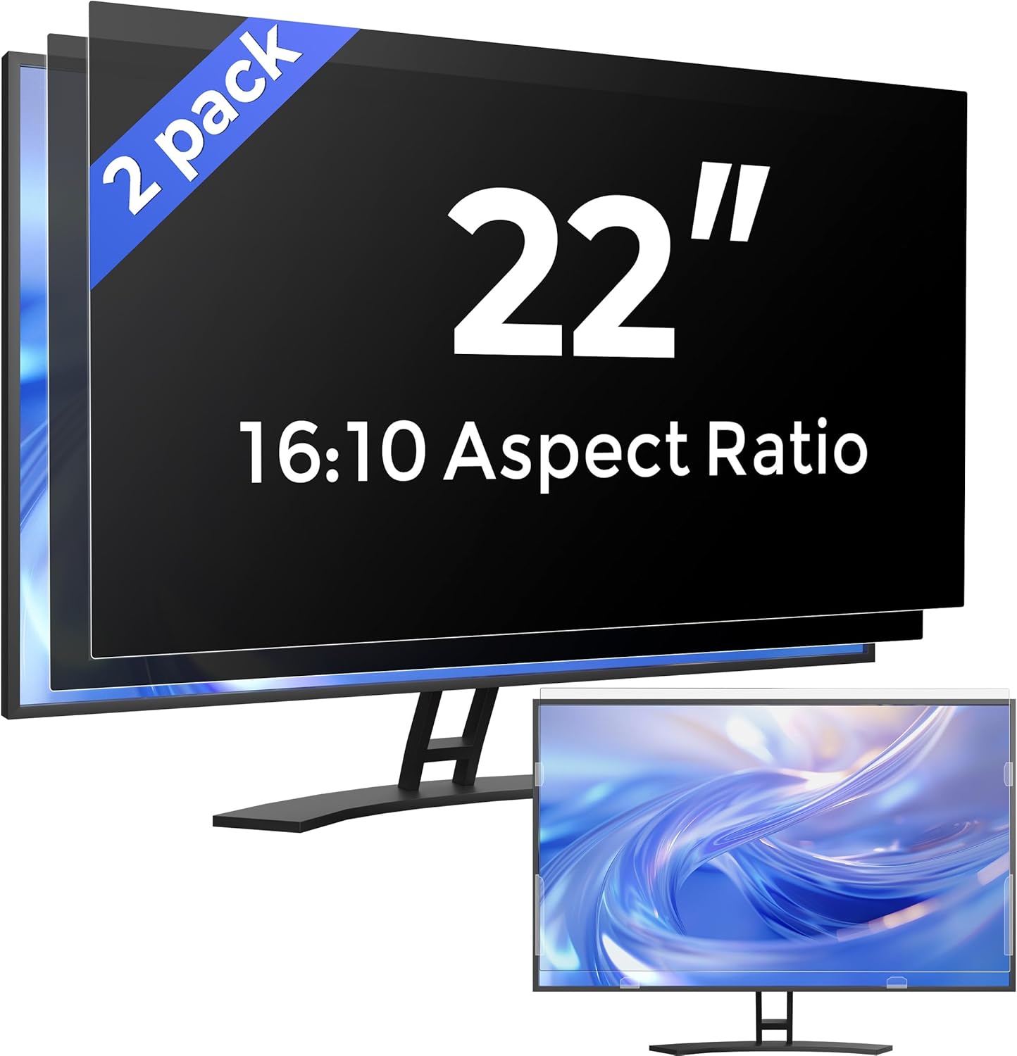 22 Inch Computer Privacy Screen Filter for Monitor Protection
