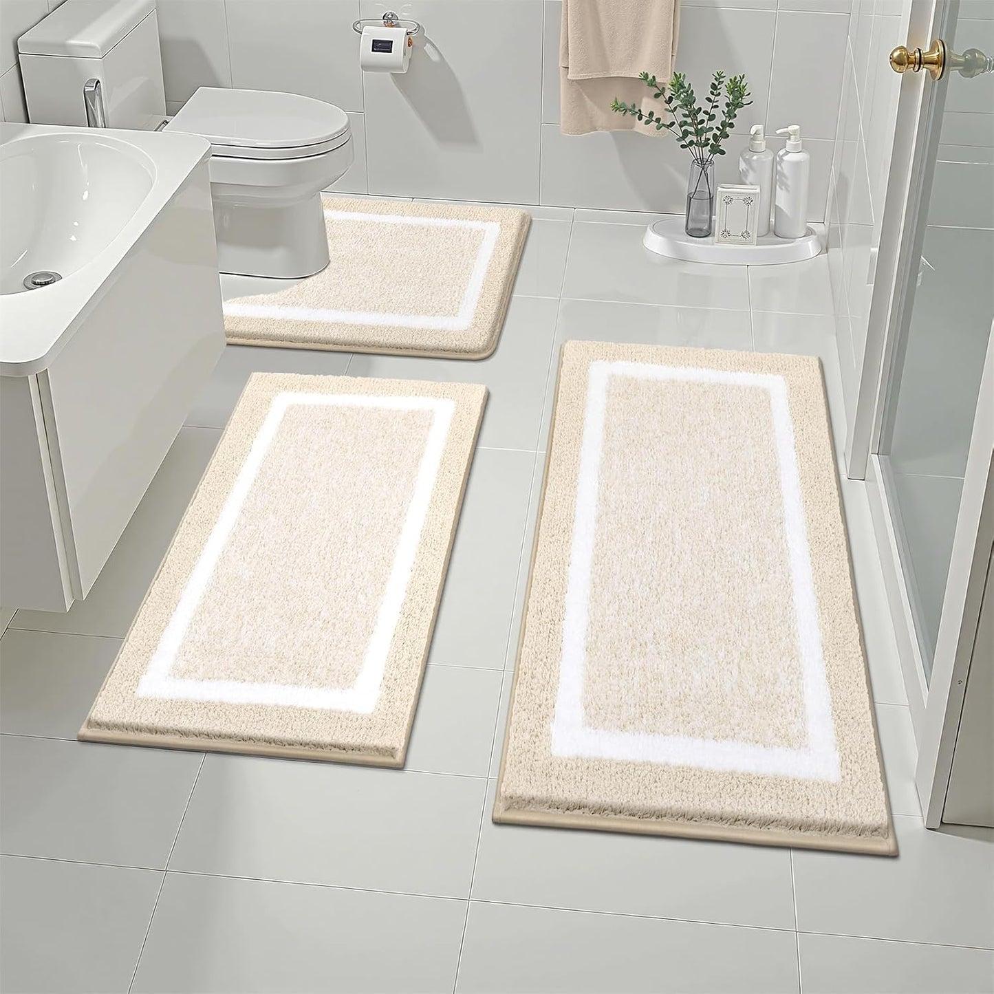 Ultra Soft Bathroom Rugs Sets for a Cozy Spa-Like Experience