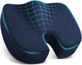 TushGuard Seat Cushion - Memory Foam Coccyx Relief for Long Sitting
