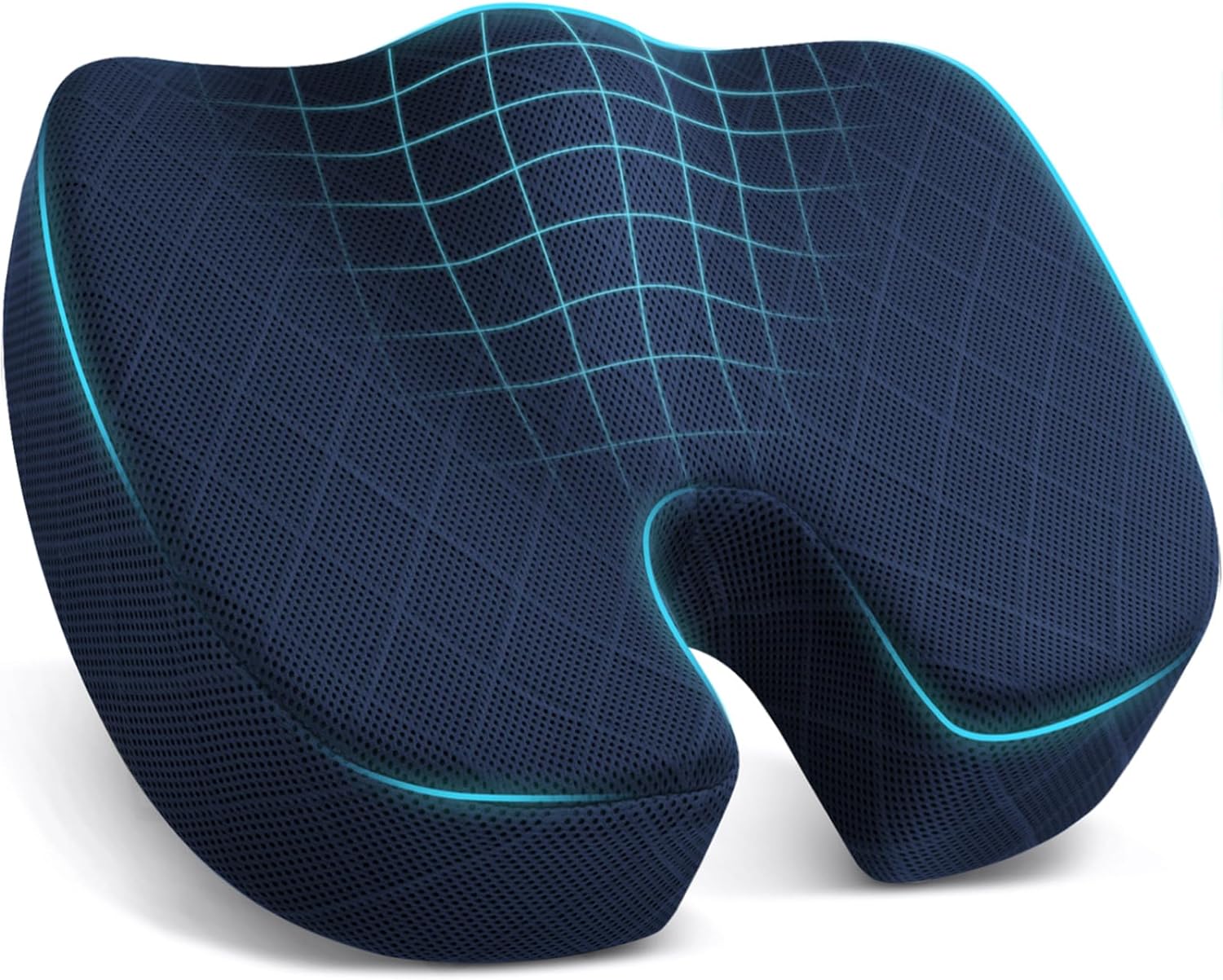 TushGuard Seat Cushion for Pain Relief in Office and Car Seats