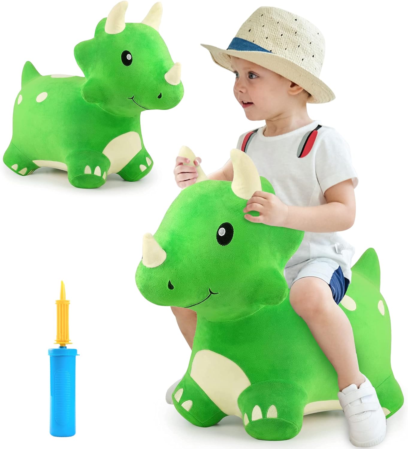 Bouncy Dinosaur Ride-On: Outdoor Fun for Kids