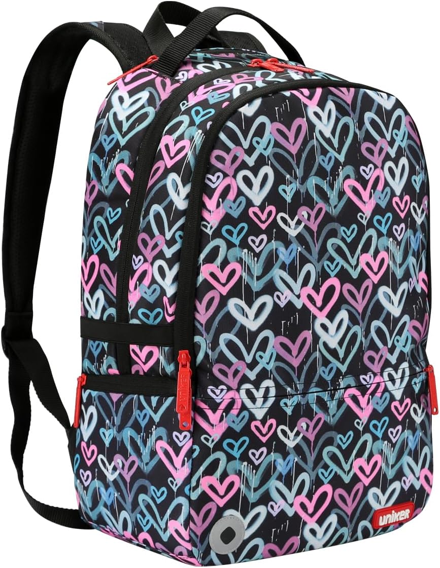 UNIKER Graffiti Backpack for 15.6 Inch Laptop, Stylish Design
