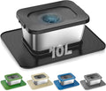 10L No Spill Dog Water Bowl Black - Extra Large Stainless Steel Slow