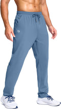 Men's Fleece Lined Joggers with Zipper Pocket - Warm Athletic