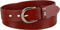 Tommy Hilfiger Women's TH Ornament Logo Casual Leather Belt Jewelry