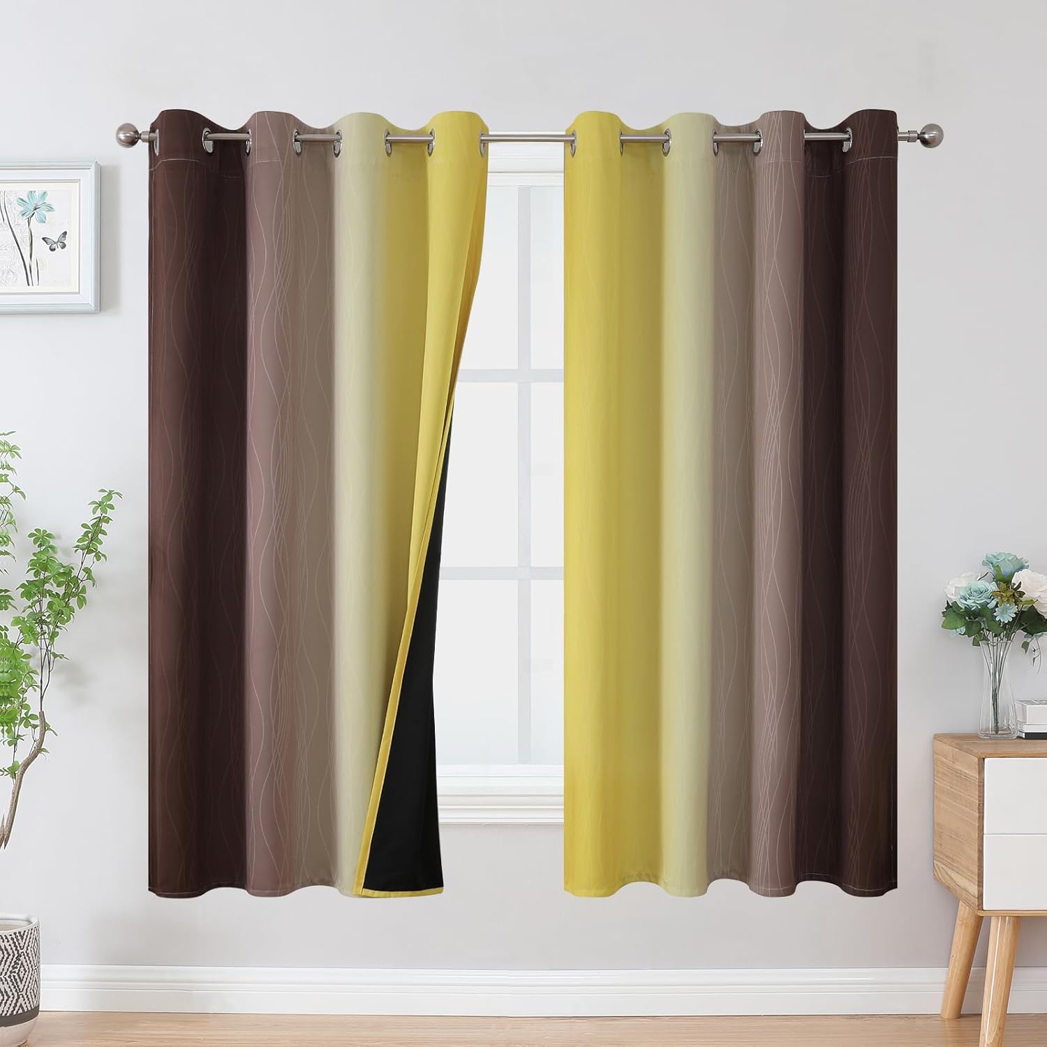 Ombre Blackout Curtains for Kids Room by Estelar Textiler