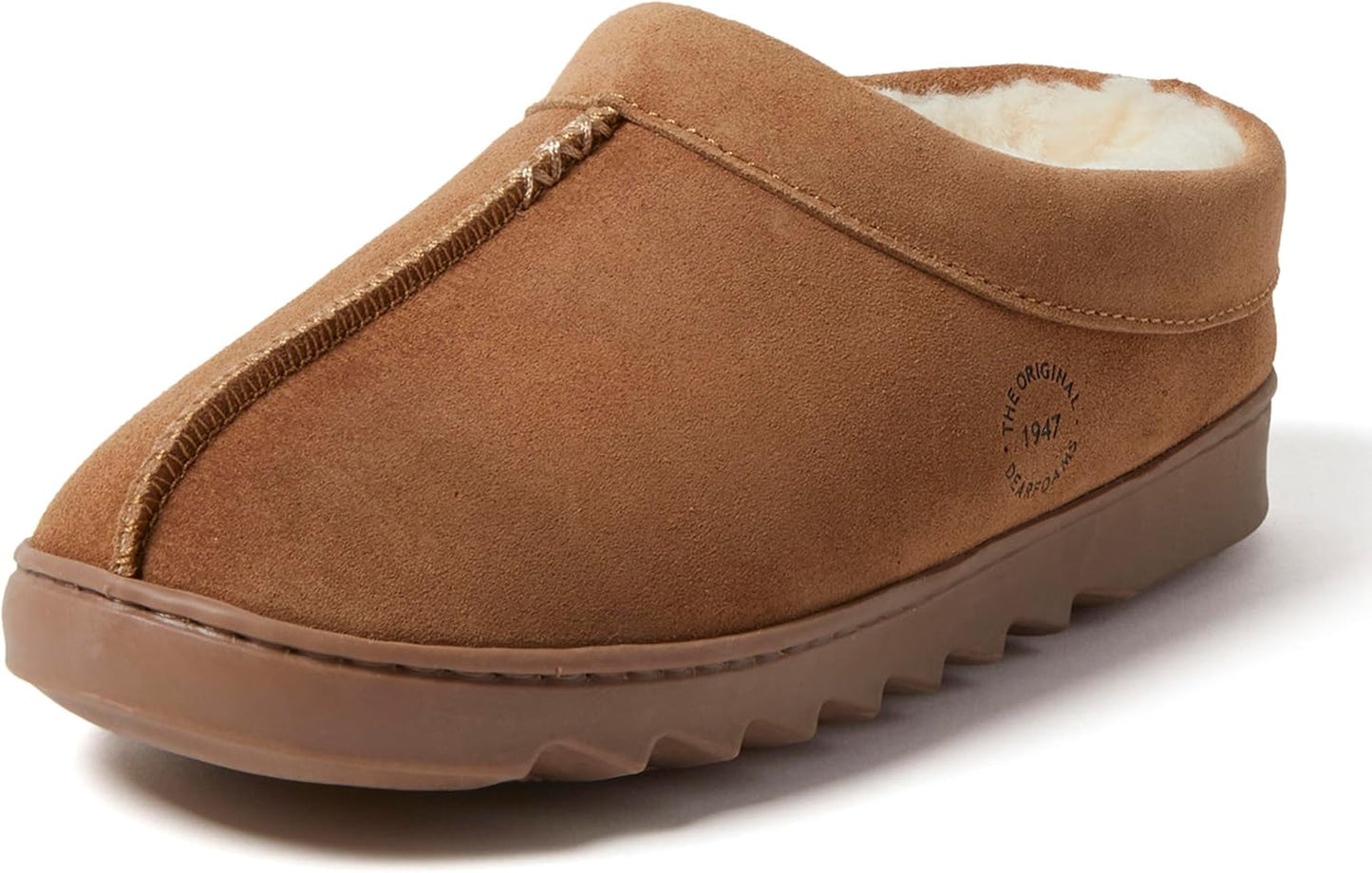 Dearfoams Suede Indoor Outdoor Doreen Clog for Ultimate Comfort