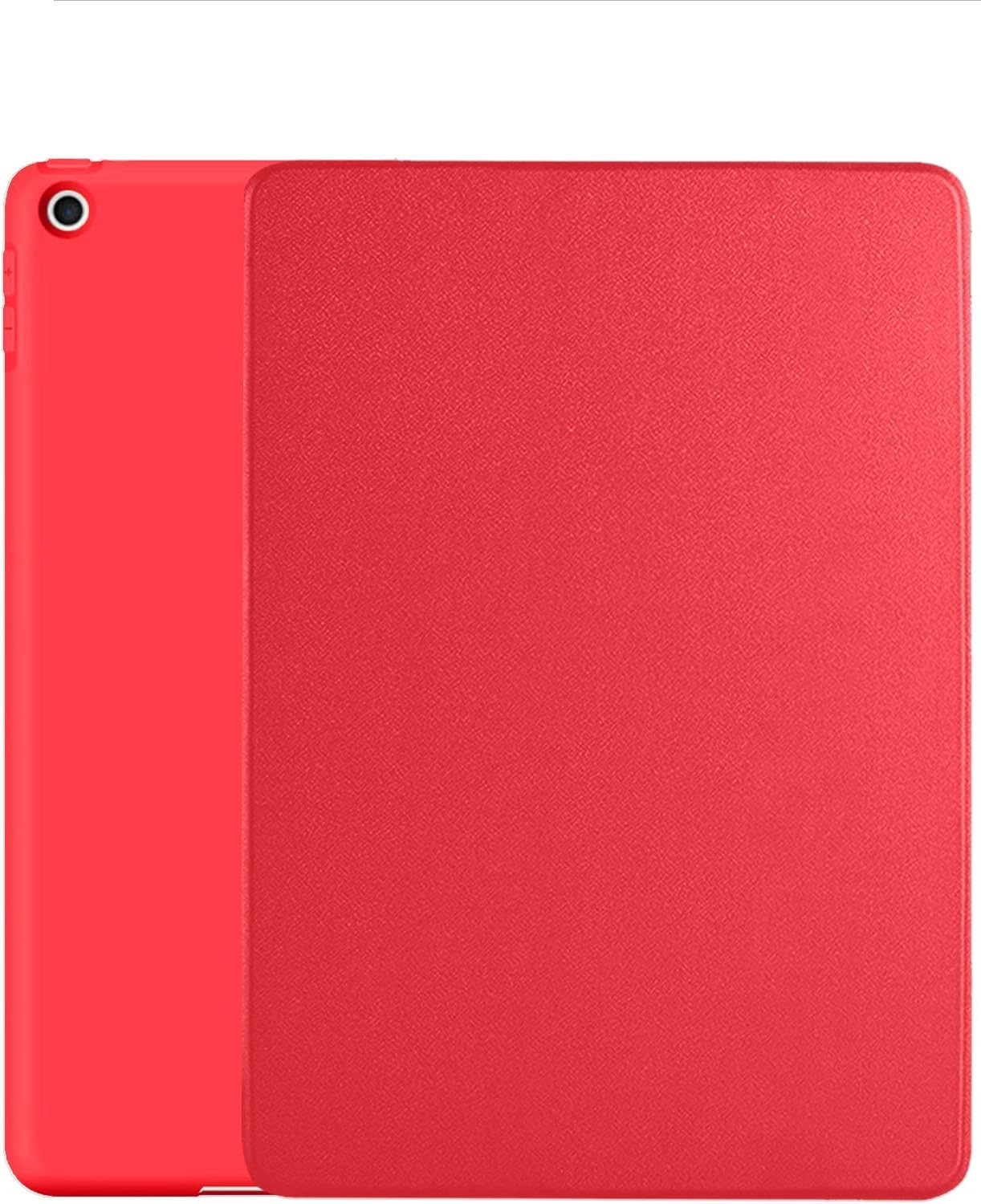 DuraSafe iPad PRO 9.7 Inch Trifold Soft Silicone Case - Red