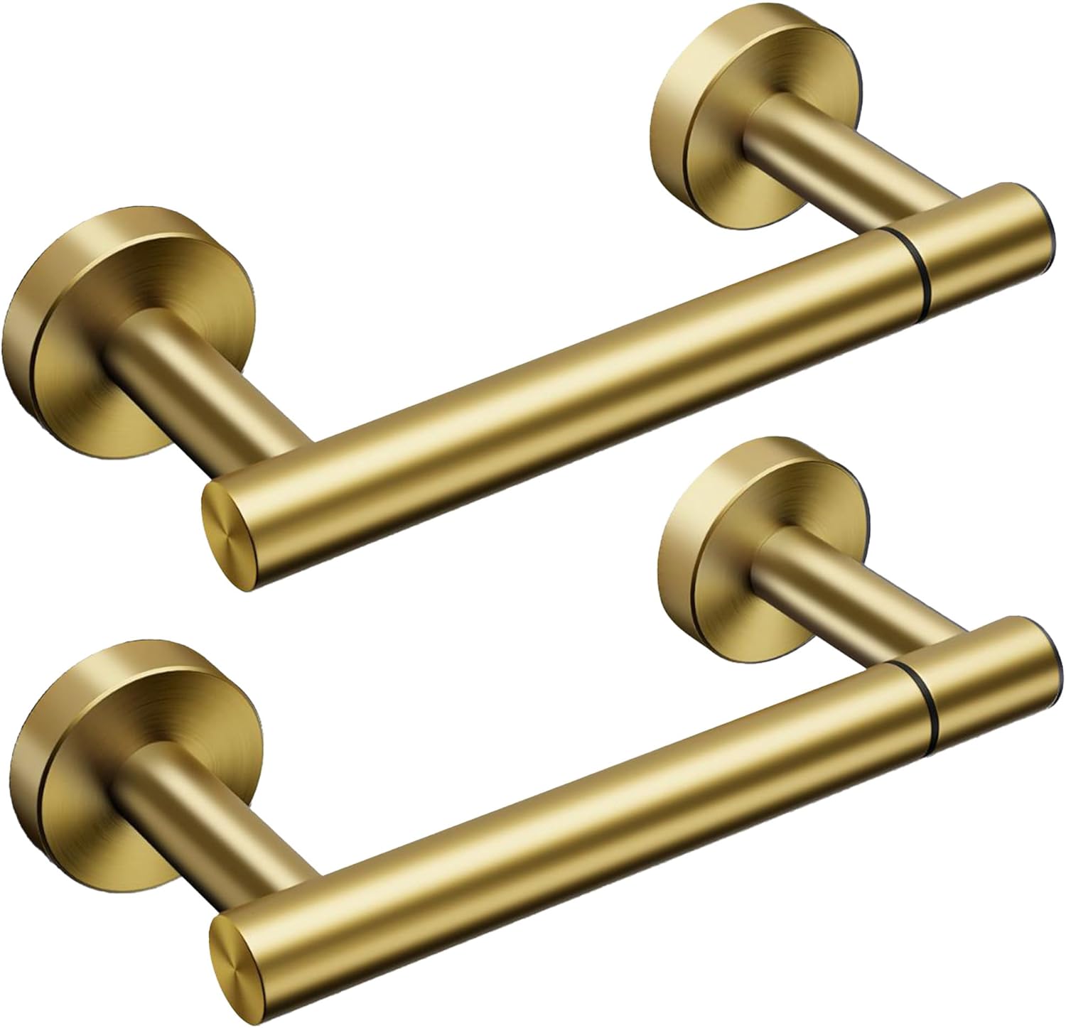 Day Moon Gold Toilet Paper Holder - Modern Brushed Gold Design