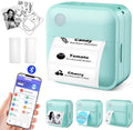 Label Maker Machine with Tape - Compact Thermal Bluetooth Label