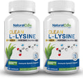 Clean L-Lysine 600mg Capsules - Vegan, Non-GMO Immune Support