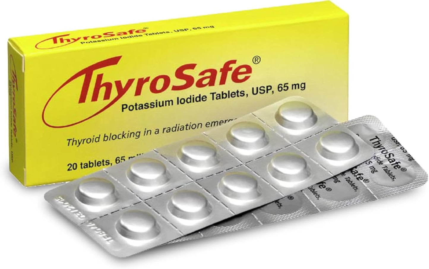 THYROSAFE 65mg Potassium Iodide - Radiation Protection