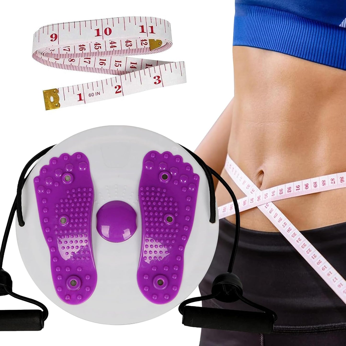 Twist Waist Disc Board - Adjustable Trainer for Home Fitness