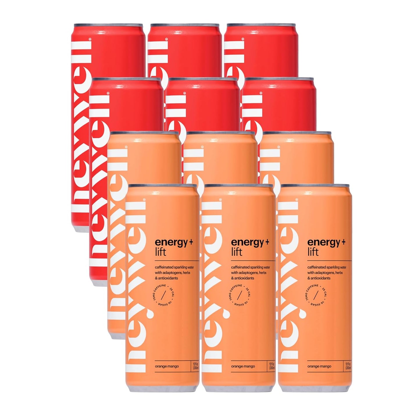 Heywell Sparkling Adaptogenic Lift Variety Pack for Wellness