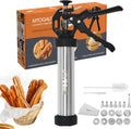 Churro Maker Machine Kit - Stainless Steel Churro Gun for Filled