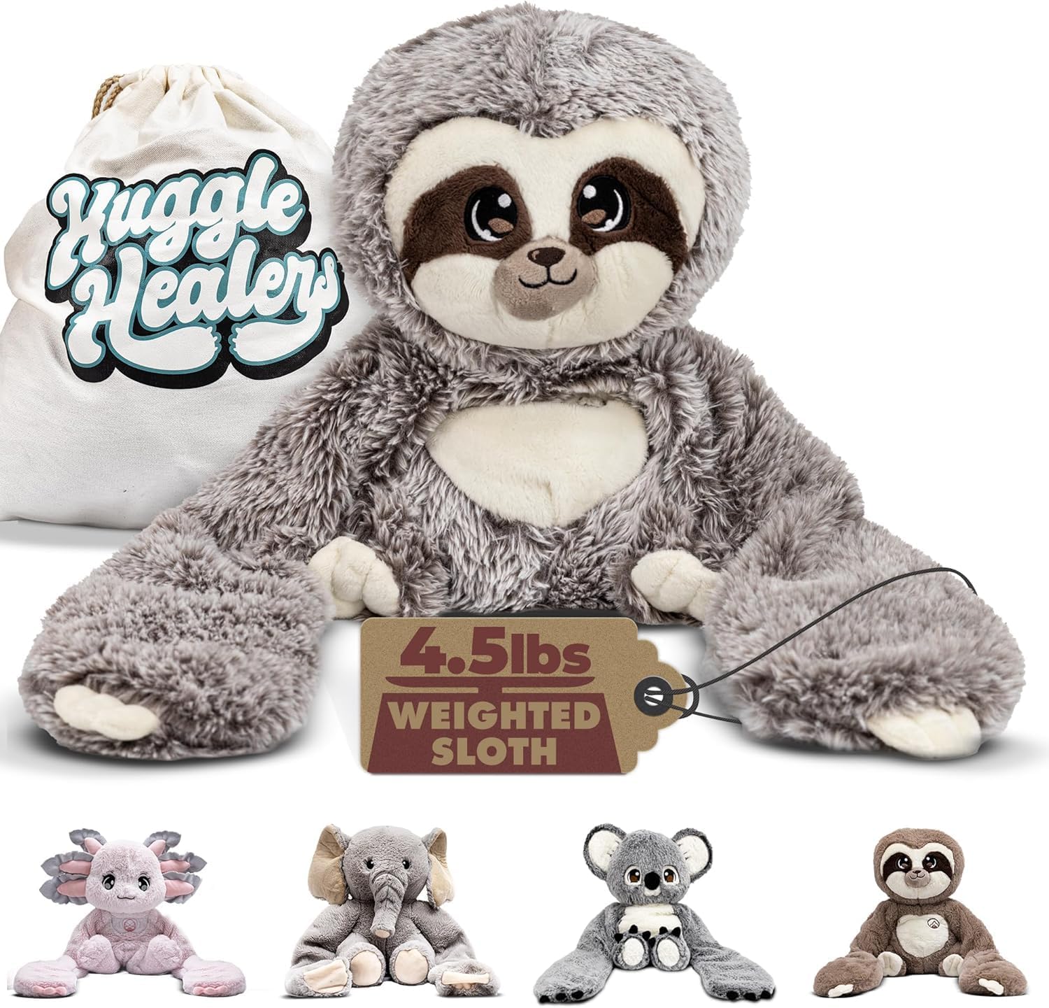 Weighted Stuffed Animals for Adults and Kids - 40 Inch Sloth