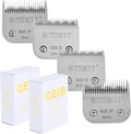 Geib Buttercut 4 Pack Dog Grooming Kit - Durable Carbonized Blades