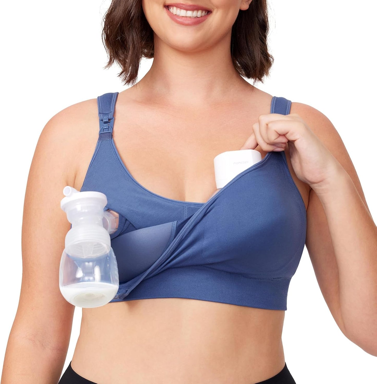 Momcozy Pumping Bra Hands Free for Effortless Nursing & Pumping