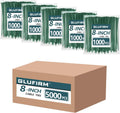 Green Zip Ties 8 Inch Pack of 5000 for Indoor and Outdoor Use