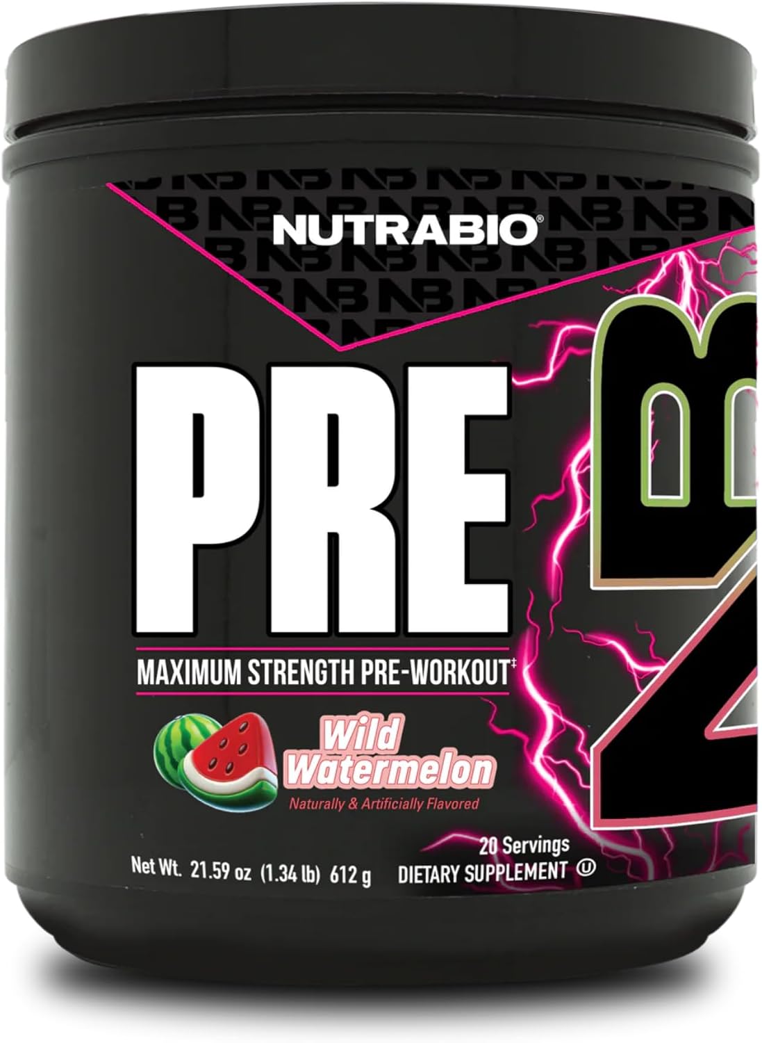 NutraBio Preworkout Powder for Explosive Energy and Focus