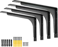 16 in x 9.5 in Shelf Bracket - Heavy Duty L Bracket for Deep Shelves