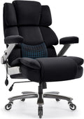 VUZI Big & Tall Office Chair - Adjustable Lumbar Support, Heavy-Duty 500lbs Capacity