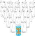 16 Oz Acrylic Snowglobe Tumbler 20 Pack - Pre-Drilled Double Wall Cups