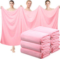 Oversized Bath Towels 40 x 80 in 6-Piece Set - Giant Microfiber Sheets