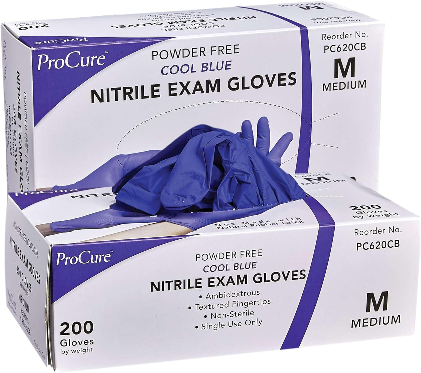 Disposable Nitrile Gloves for Medical and Food Use - 3 Mil