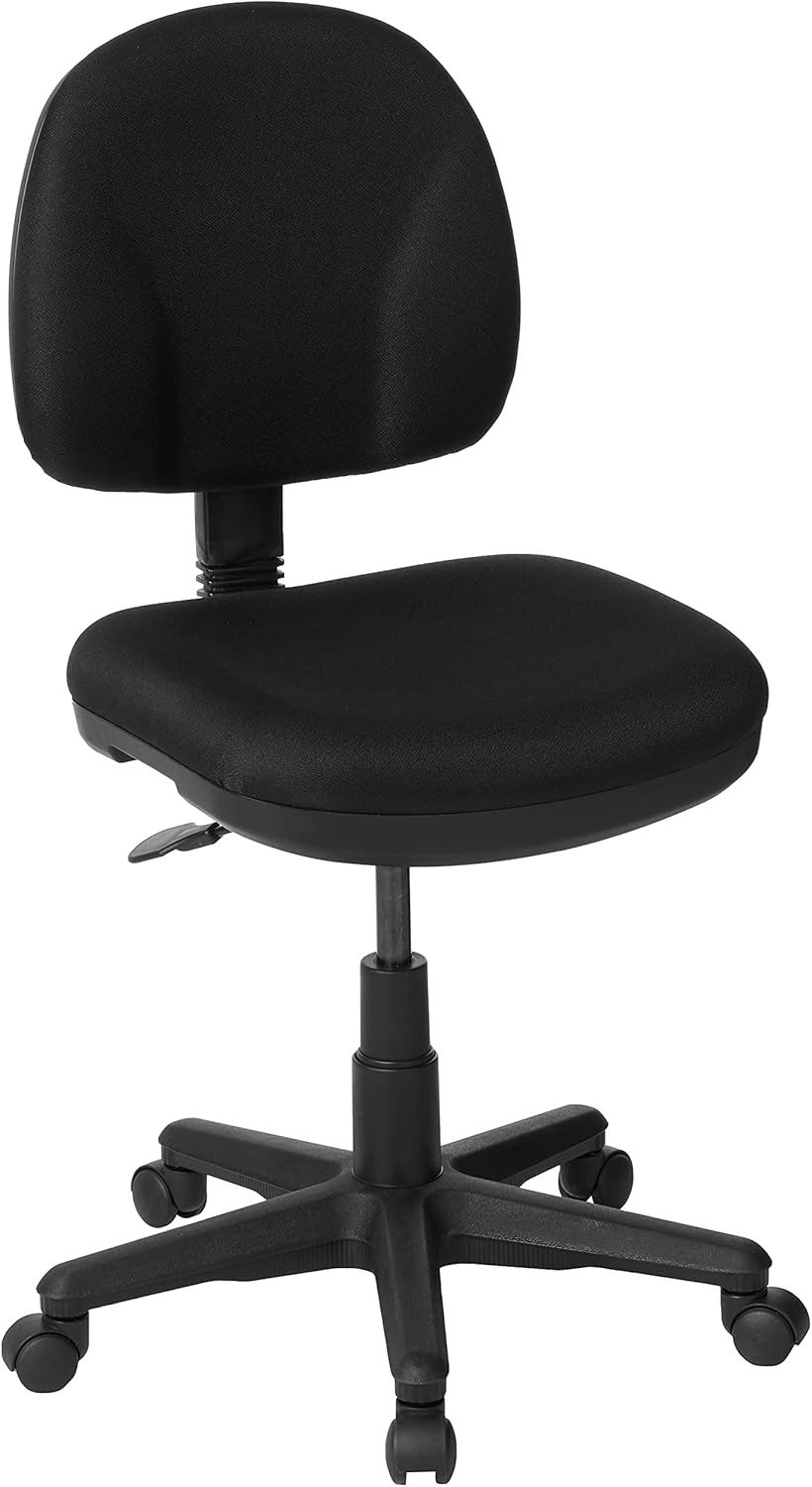 Comfort Series Task Chair - Lumbar Support, Black