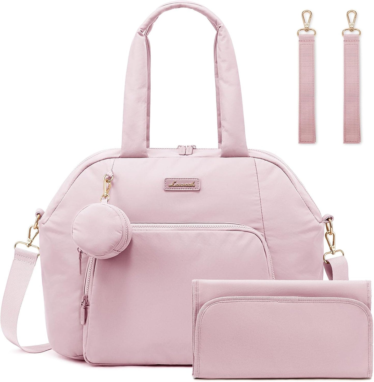 LOVEVOOK Diaper Bag Tote: Large Capacity Travel Companion