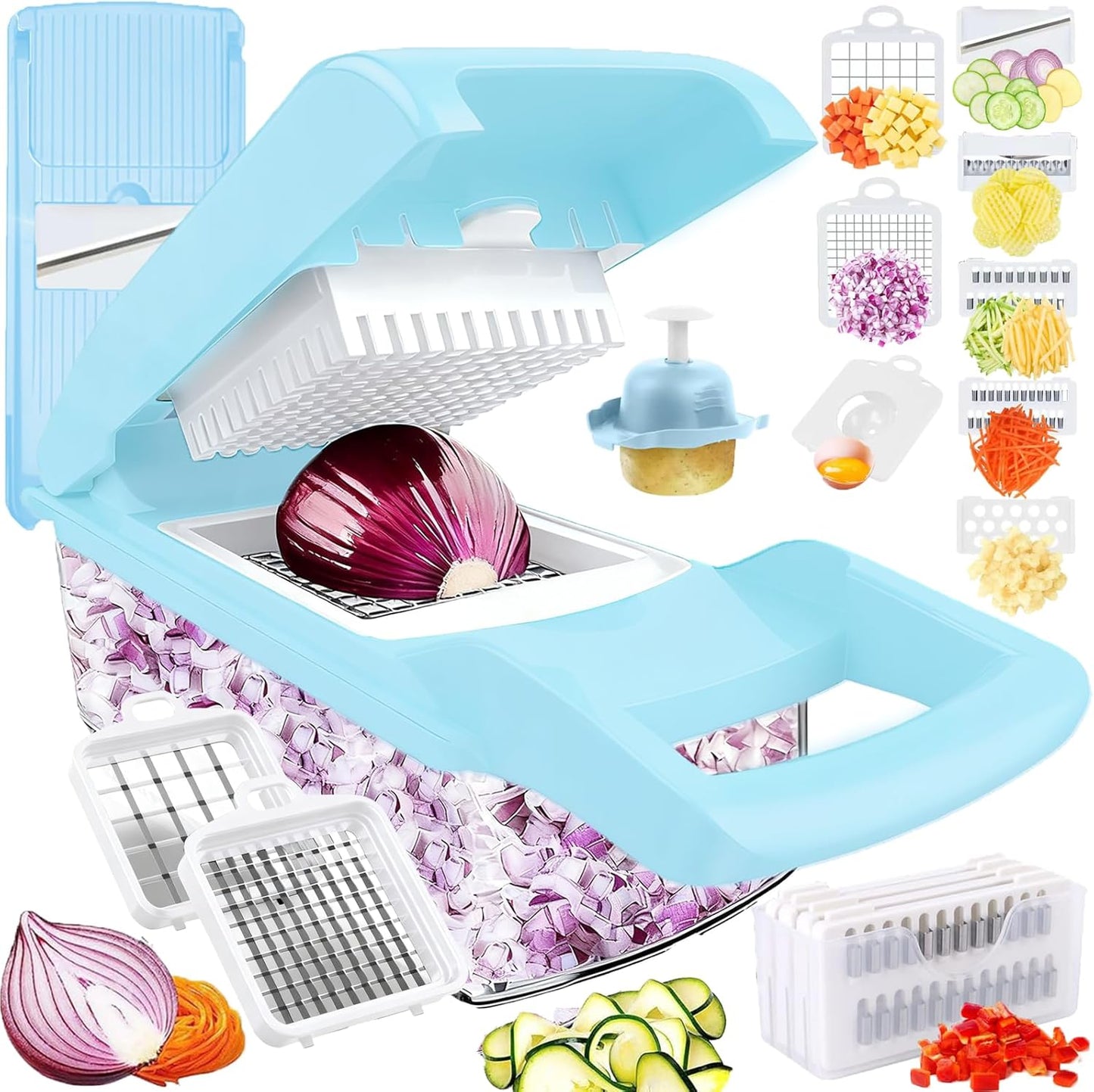 Pro-Series 16-in-1 Vegetable Chopper for Effortless Meal Prep