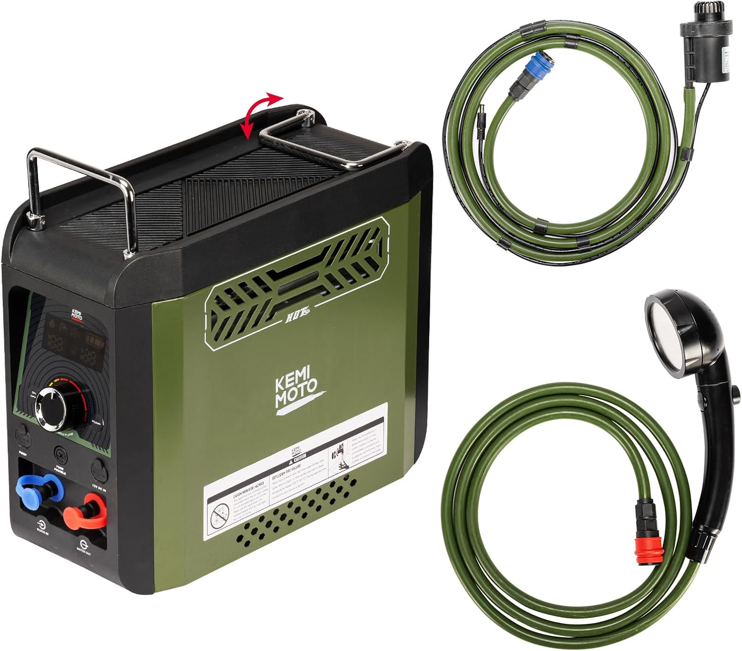 KEMIMOTO Efficient Portable Hot Shower 20,000 BTU