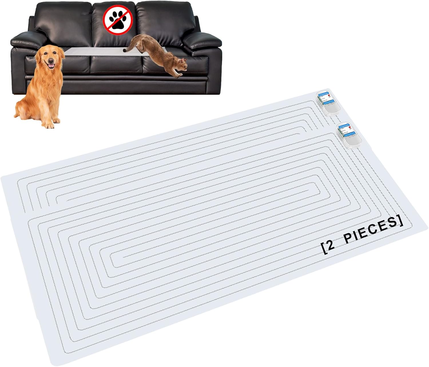 SEERWAY Scat Pet Shock Mat for Dogs and Cats Training Indoors