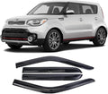 Tape-On Window Visors Deflectors for 2014-2019 Kia Soul