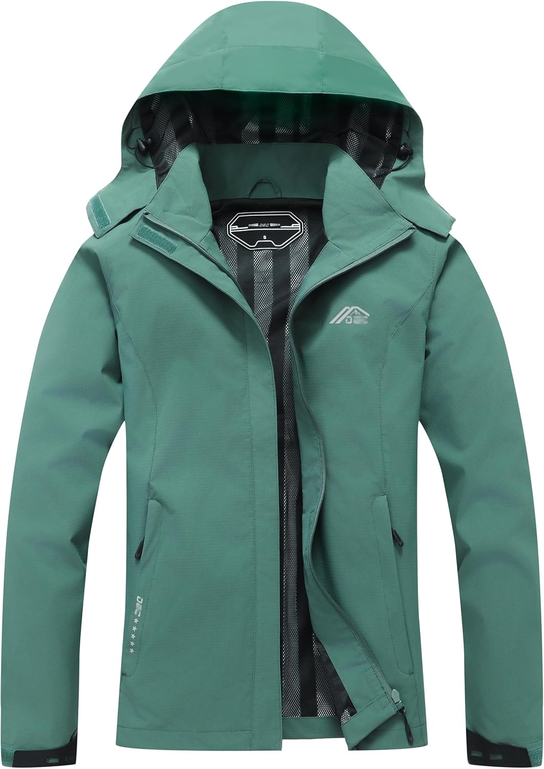 Women's Waterproof Raincoat Lightweight Jacket for Outdoor Travel