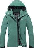 Women's Waterproof Raincoat Lightweight Rain Jacket (Style 7H5Q)