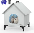 Cat House Cats Cooling Insulated Pet House - Extended Summer Relief