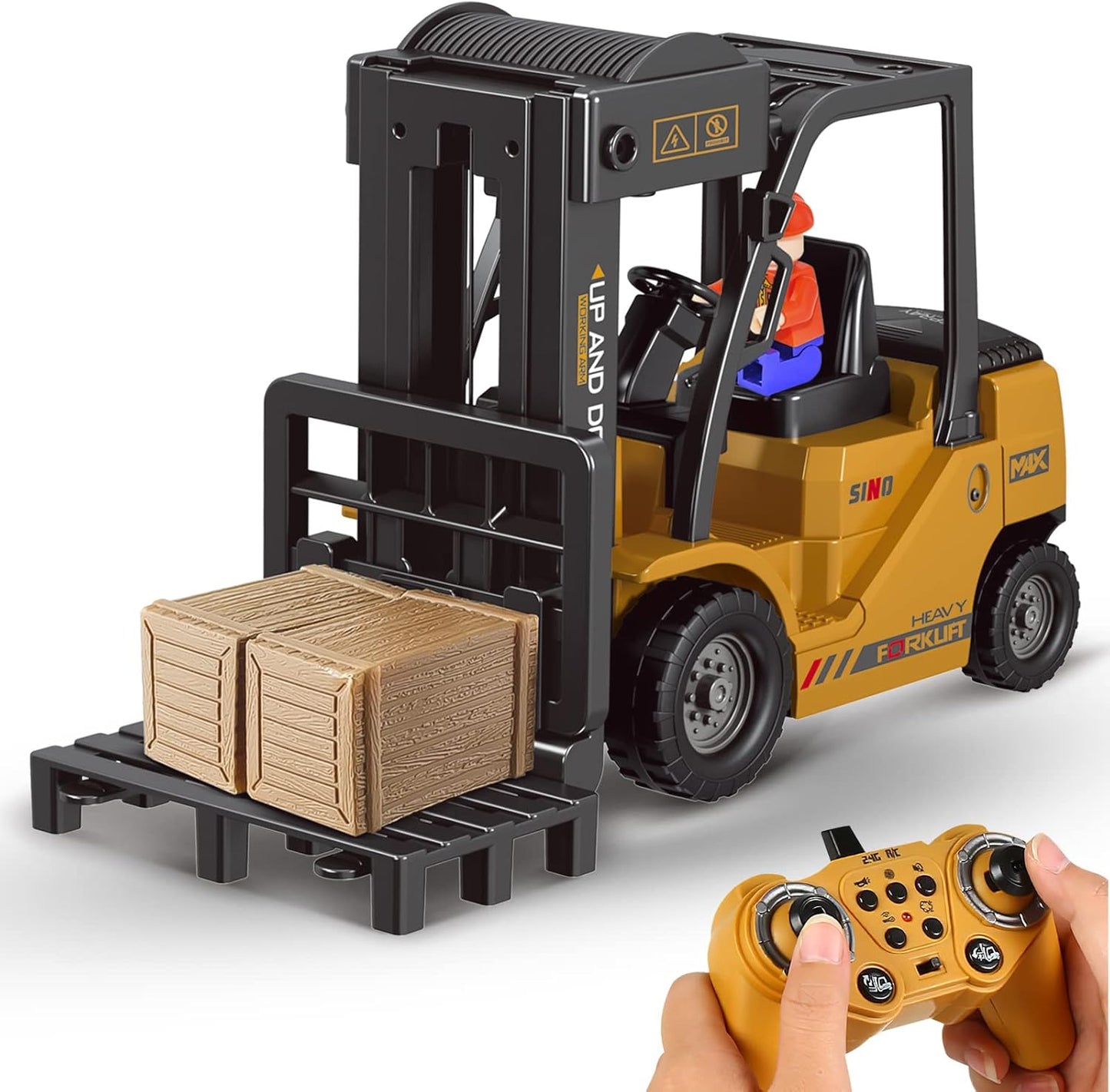 Remote Control Forklift with 11 Channels for Kids' Fun