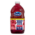 Ocean Spray 100% Cranberry Juice 64 Fl Oz (Pack of 8) - No Added Sugar