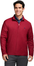 IZOD Mens Performance Comfort Quarter Zip Long Sleeve Shirt - Soft