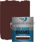 1 Gallon Oil Base Enamel Paint in Mahogany 32450-1 - Durable Gloss
