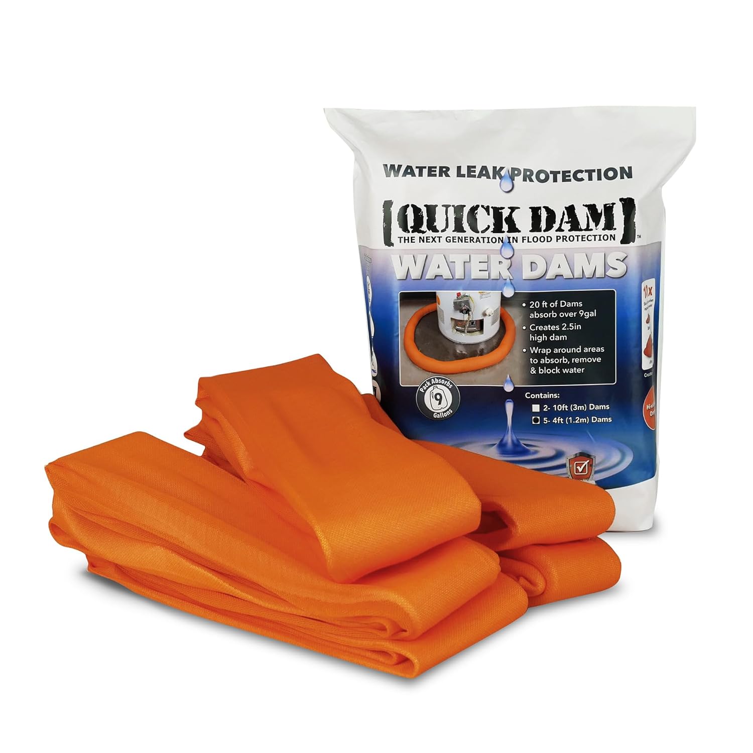 Quick Dam WUB24-5 Indoor Water Dams for Effective Leak Control